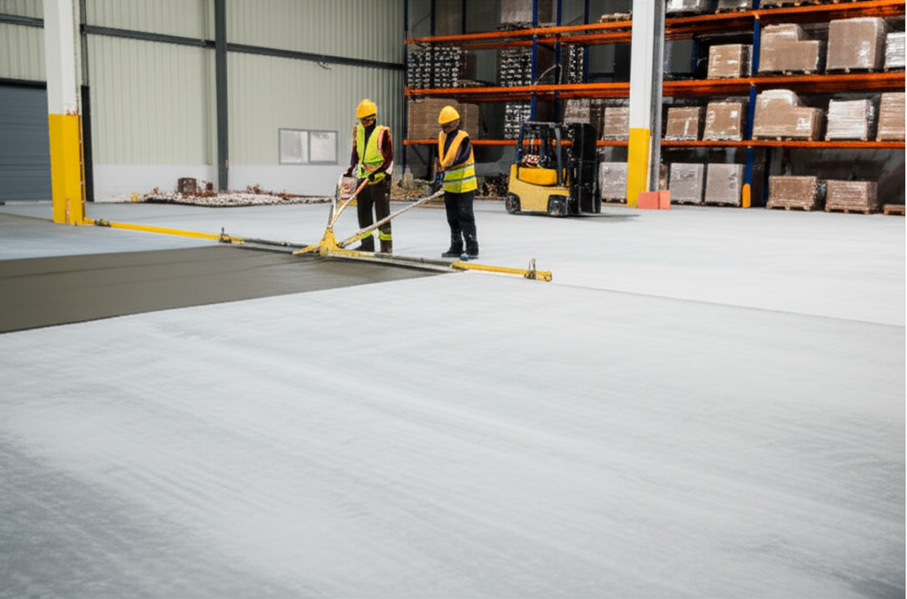 Warehouse Floor Leveling